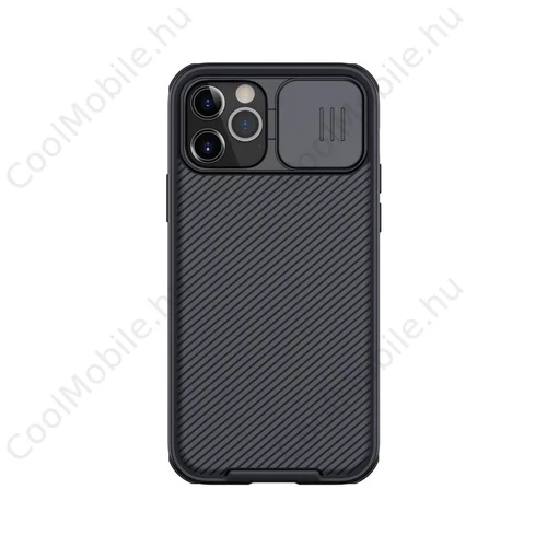 Nillkin CamShield PRO kemény tok Apple iPhone 12/12 Pro 6.1 készülékhez fekete