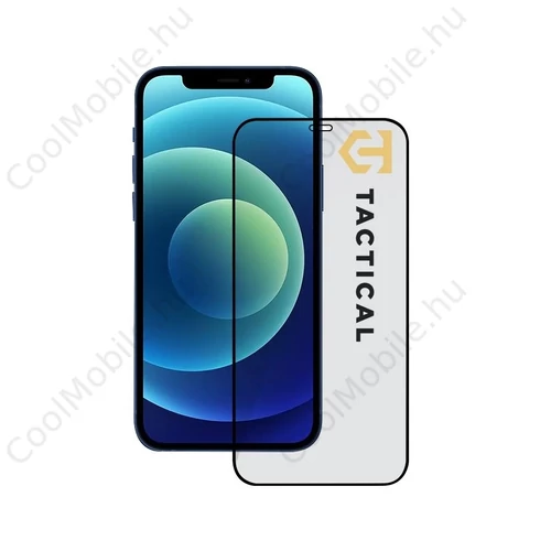 Tactical Glass Shield 5D az Apple iPhone 12 Pro készülékhez fekete