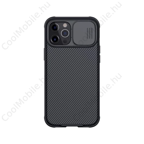 Nillkin CamShield PRO kemény tok Apple iPhone 12 Pro Max 6.7 készülékhez fekete
