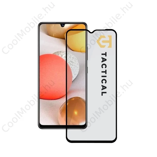 Tactical Glass Shield 5D kijelzővédő Samsung Galaxy M12/A32 5G/A12/A02s készülékhez fekete