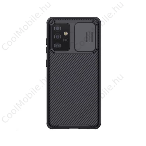 Nillkin CamShield PRO kemény tok Samsung Galaxy A52/A52 5G/A52s 5G készülékhez fekete