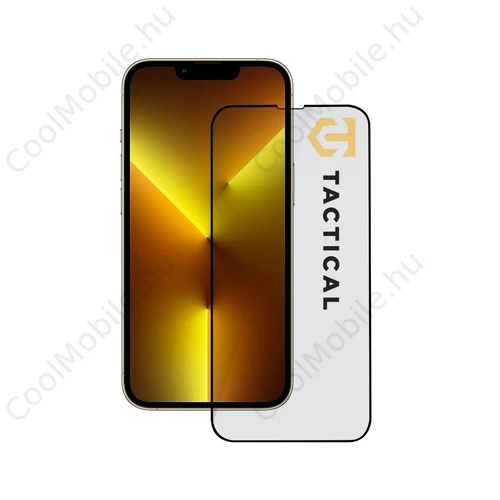 Tactical Glass Shield 5D Apple iPhone 13 Pro Max/14 Plus készülékhez fekete