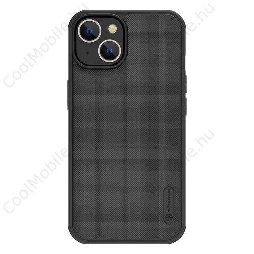 Nillkin Super Frosted PRO tok Apple iPhone 13/14 készülékhez fekete (logó kivágás nélküli)