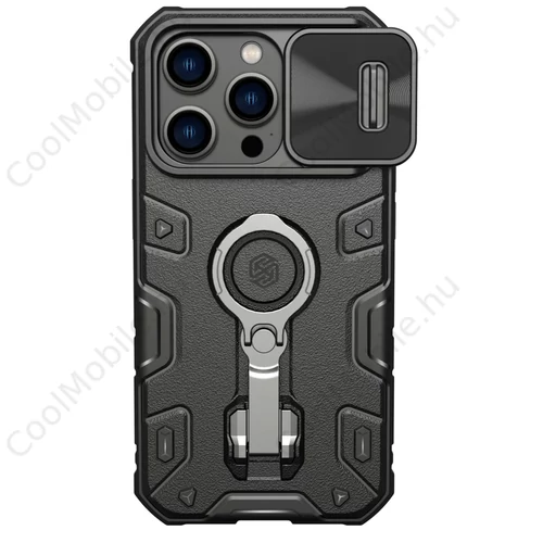Nillkin CamShield Armor PRO mágneses kemény tok Apple iPhone 14 Pro készülékhez fekete