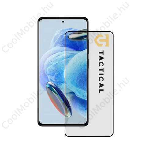 Tactical Glass Shield 5D Xiaomi Redmi Note 12 Pro 5G készülékhez fekete