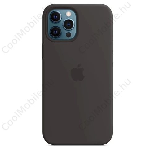 MHLG3ZE/A Apple Silicone Magsafe tok iPhone 12 Pro Max készülékhez fekete