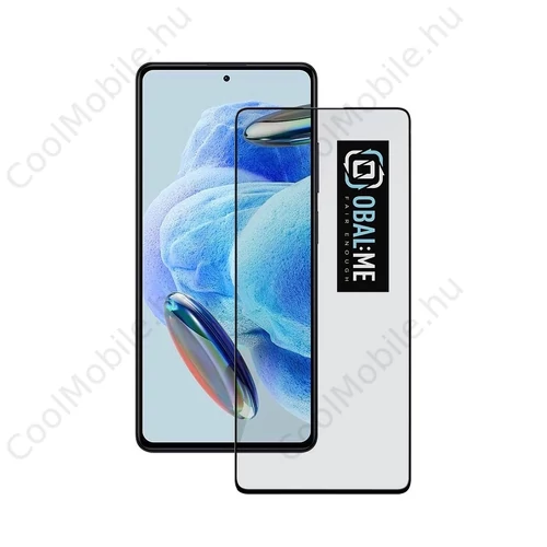 OBAL:ME 5D üveg kijelzővédő a Xiaomi Redmi Note 12 Pro 5G készülékhez fekete