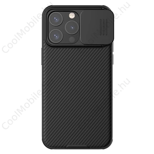 Nillkin CamShield PRO kemény tok Apple iPhone 15 Pro készülékhez fekete