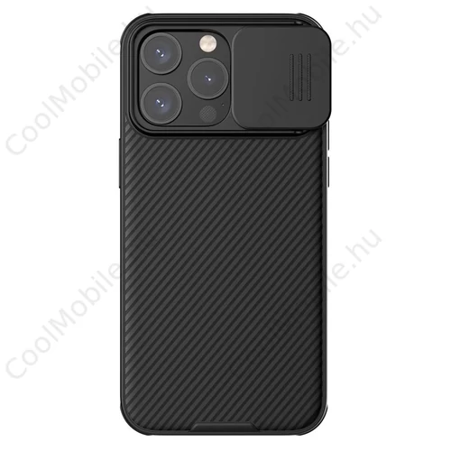 Nillkin CamShield PRO kemény tok Apple iPhone 15 Pro Max készülékhez fekete