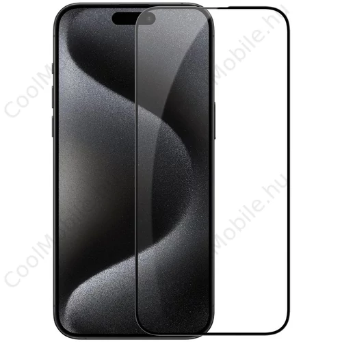 Nillkin edzett üveg kijelzővédő 2.5D CP+ PRO Apple iPhone 15 Pro Max készülékhez fekete