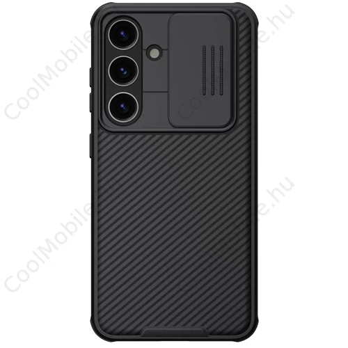 Nillkin CamShield PRO kemény tok Samsung Galaxy S24 készülékhez fekete
