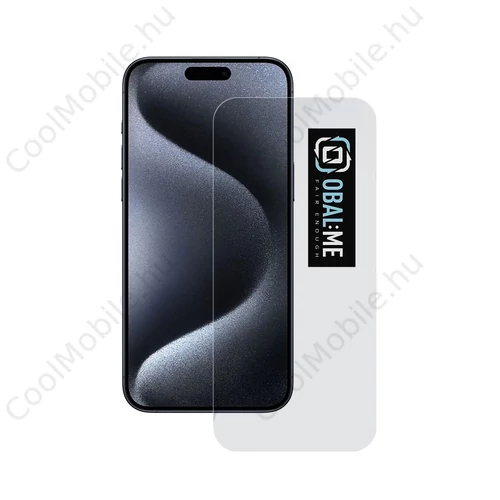 OBAL:ME Multipack 2.5D üvegkijelzővédő for Apple iPhone 15 Pro készülékhez átlátszó (10pcs)
