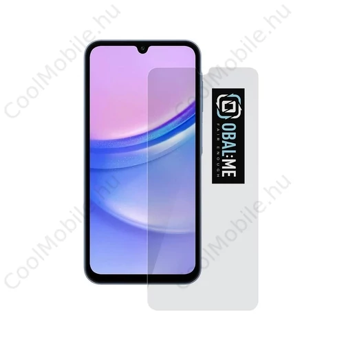 OBAL:ME 2.5D üveg kijelzővédő Samsung Galaxy A15 4G/5G készülékhez átlátszó