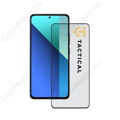 Tactical Glass Shield 5D Xiaomi Redmi Note 13 4G/5G/14S készülékhez fekete
