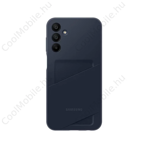 EF-OA156TBE Samsung kártyanyílás tok Galaxy A15 4G/5G készülékhez kék fekete