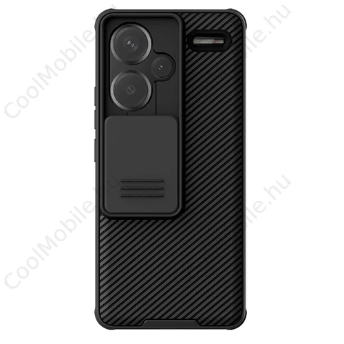 Nillkin CamShield PRO kemény tok Xiaomi Redmi Note 13 Pro+ 5G készülékhez fekete