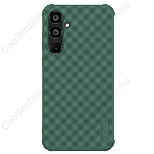 Nillkin Super Frosted PRO hátoldali tok Samsung Galaxy A55 5G készülékhez mély zöld