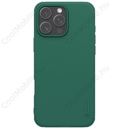 Nillkin Super Frosted PRO hátlap tok Apple iPhone 16 Pro készülékhez sötét zöld
