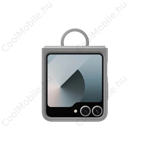 EF-PF741TJE Samsung szilikon tok gyűrűvel for Galaxy Z Flip 6 készülékhez szürke