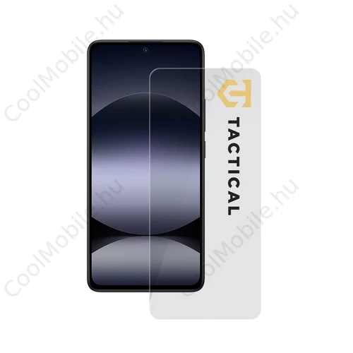Tactical Glass Shield 2.5D kijelzővédő, Xiaomi Redmi Note 14 4G/5G és Poco X7 Pro 5G készülékhez, átlátszó