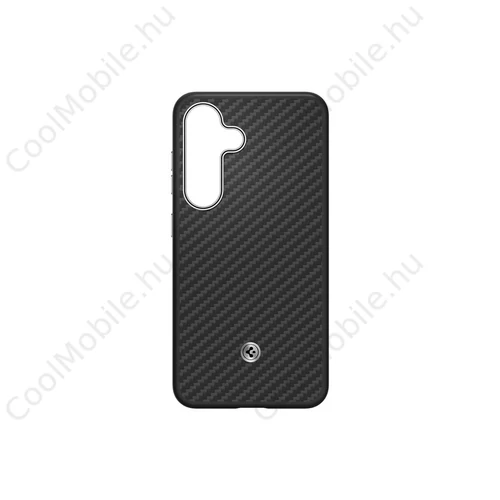 GP-FPS936PGA Samsung by Spigen Enzo Aramid Magnetic tok Galaxy S25+ készülékhez fekete ezüst