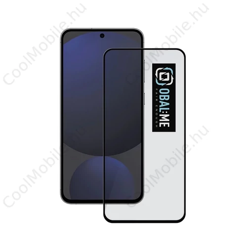 OBAL:ME 5D üveg kijelzővédő Samsung Galaxy S24 FE készülékhez fekete
