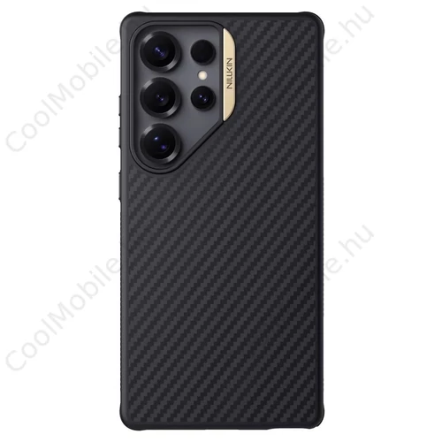 Nillkin Synthetic Fiber PRO Mágneses merev tok for Samsung Galaxy S25 Ultra készülékhez arany