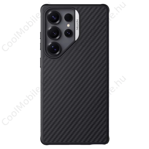 Nillkin Synthetic Fiber PRO mágneses kemény tok Samsung Galaxy S25 Ultra készülékhez ezüst