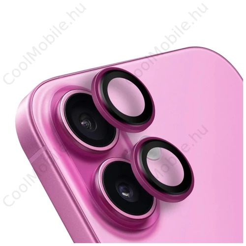 OBAL:ME lencsevédő Apple iPhone 16/16 Plus készülékhez rózsaszín