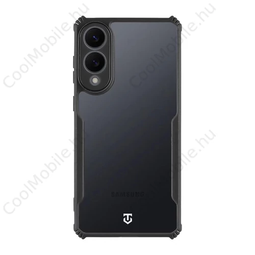 Tactical Quantum Stealth tok Samsung Galaxy S25 Edge készülékhez átlátszó/fekete