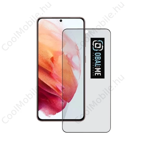 OBAL:ME Privacy 5D üvegkijelzővédő Samsung Galaxy S21 készülékhez fekete