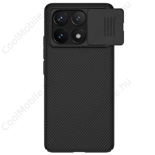 Nillkin CamShield kemény tok a Poco X6 Pro 5G készülékhez fekete