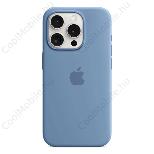 MT1L3FE/A Apple Silicone Magsafe tok iPhone 15 Pro készülékhez, téli kék