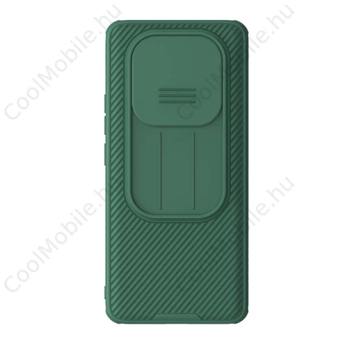 Nillkin CamShield PRO kemény tok Xiaomi Redmi Note 14 Pro+ 5G készülékhez sötétzöld