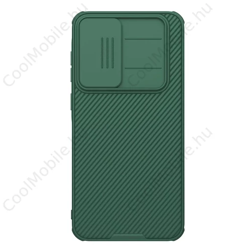 Nillkin CamShield PRO kemény tok Samsung Galaxy A36 5G készülékhez sötétzöld