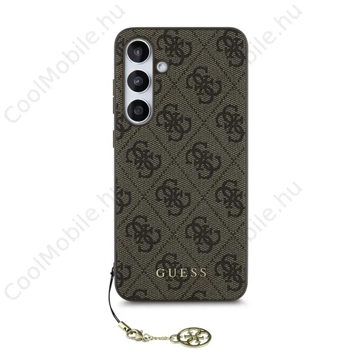 Guess 4G Charm tok Samsung Galaxy S24 FE készülékhez barna