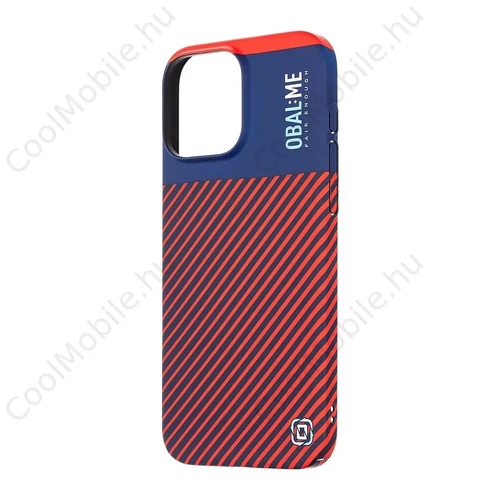 OBAL:ME Flossy Stripes tok Apple iPhone 16 Pro Max készülékhez kék/piros