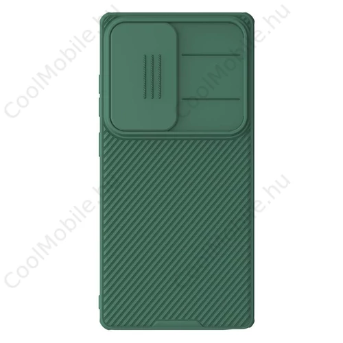 Nillkin CamShield PRO kemény tok Samsung Galaxy S25 Ultra készülékhez sötét zöld