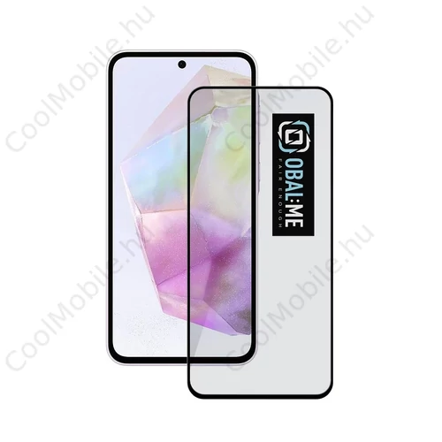 OBAL:ME 5D üveg kijelzővédő Samsung Galaxy A35 5G készülékhez fekete