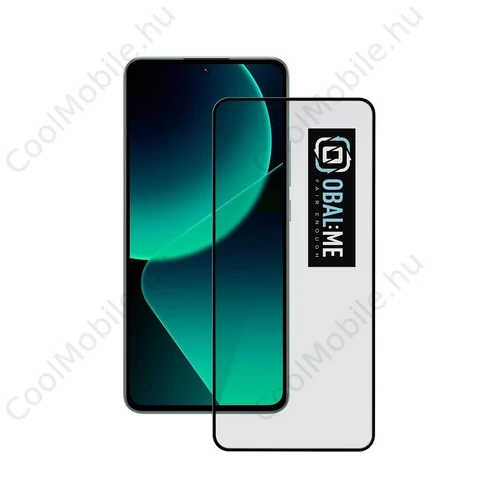 OBAL:ME 5D üveg kijelzővédő Xiaomi 13T készülékhez fekete