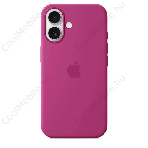 Apple Silicone Magsafe tok iPhone 16 készülékhez fuksia