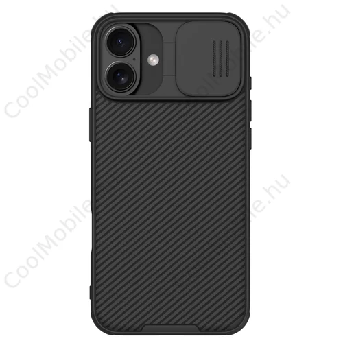 Nillkin CamShield PRO kemény tok Apple iPhone 16 készülékhez fekete
