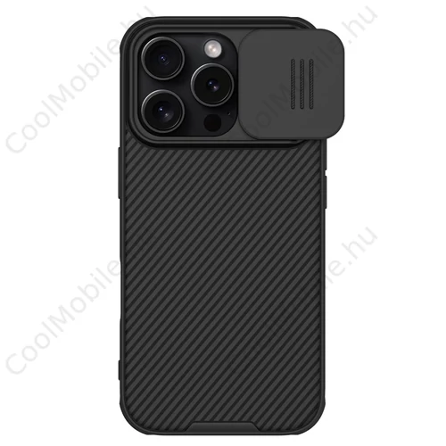 Nillkin CamShield PRO kemény tok Apple iPhone 16 Pro készülékhez fekete