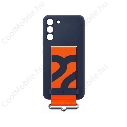 EF-GS906TNE Samsung szilikon tok pánttal Galaxy S22+ készülékhez tengerészkék (sérült csomagolás)
