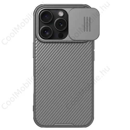 Nillkin CamShield PRO kemény tok Apple iPhone 16 Pro készülékhez titán szürke