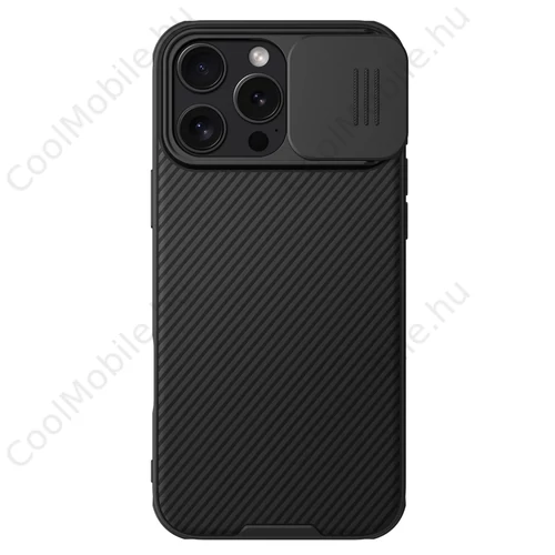 Nillkin CamShield PRO kemény tok Apple iPhone 16 Pro Max készülékhez fekete