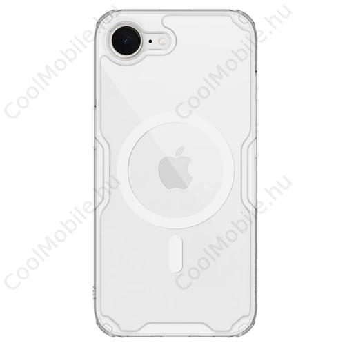 Nillkin Nature TPU PRO mágneses tok Apple iPhone 16e készülékhez áttetsző
