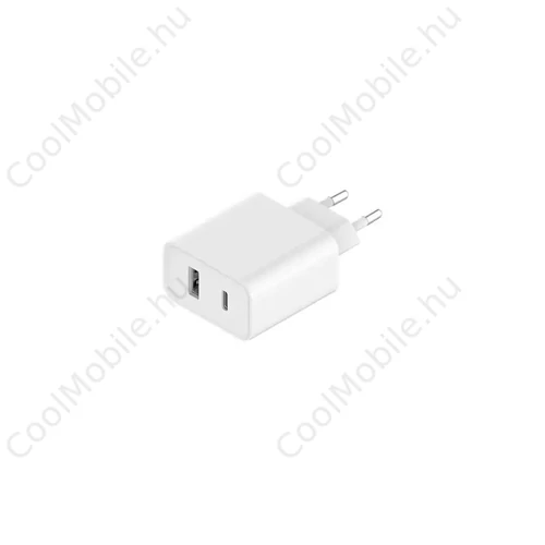 Xiaomi AD332EU USB-A + USB-C 33W Travel Charge töltő fehér