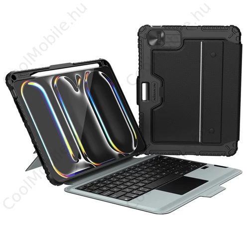 Nillkin Bumper Combo billentyűzetes tok (Backlit Version) iPad Pro 11 2024 készülékhez fekete