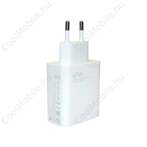 Xiaomi BHR6035 (MDY-12-EH) USB-A 67W utazótöltő (Service Pack) fehér